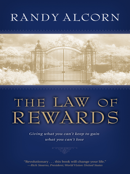 Title details for The Law of Rewards by Randy Alcorn - Available